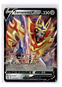 Zamazenta V - SWSH019 Sword & Shield Black Star Promo Card - NM - POKEMON TCG - Picture 1 of 2