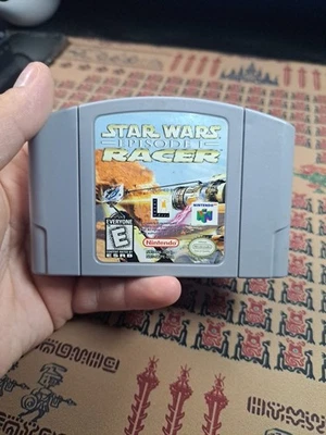 Star Wars Episode 1 Racer N64 (Nintendo 64, 1999) N64 Authentic  TESTED Working  - Image 1 of 4