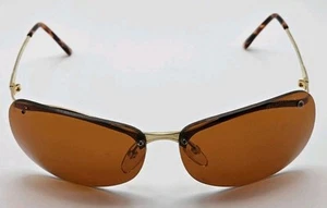 Vintage BluBlocker Sunglasses 2733 Gold Frame Lenses Are Scratched - Picture 1 of 10