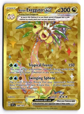 Alolan Exeggutor ex Hyper Rare SV08: Surging Sparks 248/191 NM - Image 1 of 2