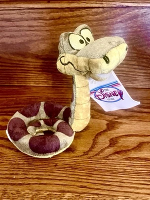 Disney Store Jungle Book Baby Kaa Snake 7" Rattle Bean Bag Plush Toy - image 1 of 4