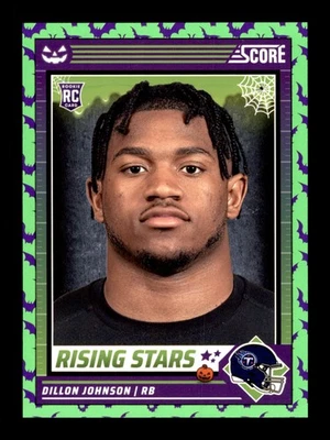 2024 Score-A-Treat Rising Stars Green Bats #16 Dillon Johnson Tennessee Titans - Image 1 of 2