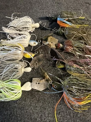 Lote de 10 cebos Zman ChatterBait patrones de sábalo y calabaza verde Foto 1 de 4