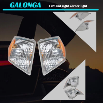 Front Marker Signal Blinker Corner Parking Light Set For 07-10 Jeep Compass Pair - Image 1 of 4