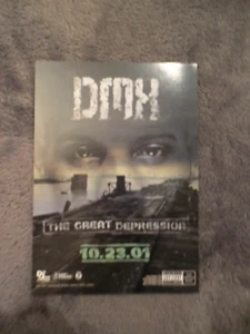 Flyer promocional DMX Great Depression Def Jam Records 2001 - Imagen 1 de 2