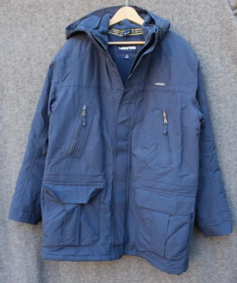 Lands End Men's Size Large The Squall Parka Coat 100% Nylon Water Resistant EUC - Image 1 of 4