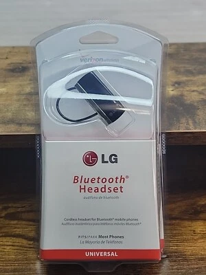 CORDLESS LG Bluetooth Headset- Universal Model LBT210Z New  Verizon Black T12 - Image 1 of 2