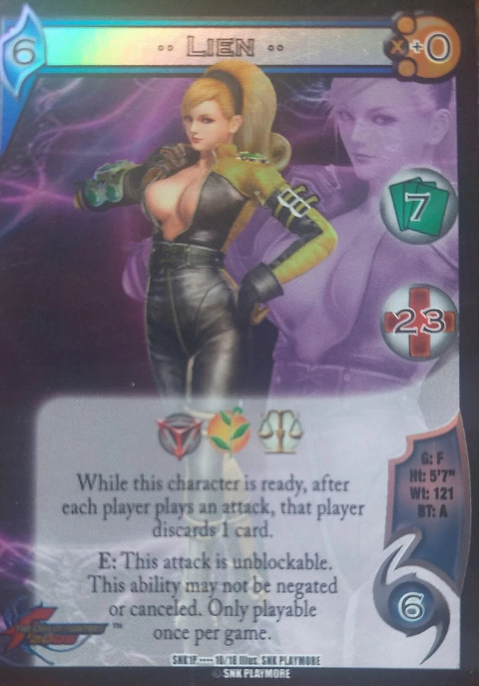 universal fighting system King of Fighters 2006 Promo **Lien** SNK1P - Image 1 of 1