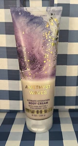 New Bath & Body Works - "AMETHYST WAVES" - Ultimate Hydration Body Cream - 8oz - Picture 1 of 4