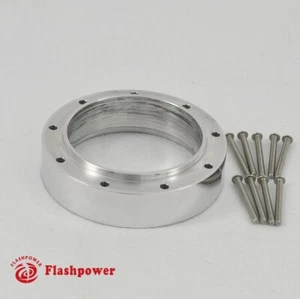 Espaciador de extensión adaptador de buje de volante de 1,0" para 9 pernos pulidos - Imagen 1 de 3
