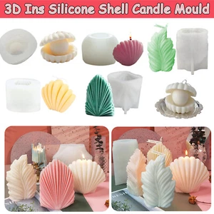 3D Candle Mould Geometric Shape DIY Perfume Soap Candle Making Wax Silicone Mold - Picture 1 of 19