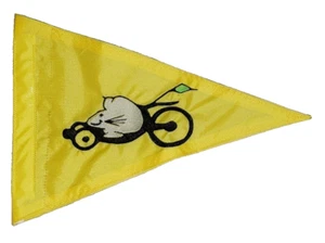 Bandera de seguridad Mousetrike personalizada ¡Gran bandera de repuesto para triciclos reclinados! - Imagen 1 de 7