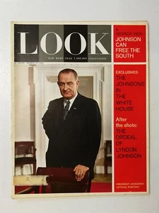 Look Magazine March 10, 1964 - Lyndon Johnson - Danish Girls - Tammy Grimes - Picture 1 of 2