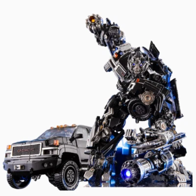 Action Figure Transformers Ironhide 9.85" Transformation Black Armored Warrior - Image 1 of 4
