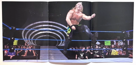 WWE CHRIS JERICHO 10.5 x 23.75 double sided Wrestling Poster wwf Cover