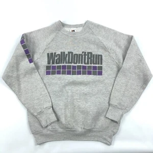 Vintage Walk Dont Run Crew Neck 1988 Sweatshirt Fruit Loom Medium 80s - Picture 1 of 12