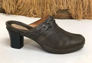 Clark Artisan Damen-Slipper schwarz Leder bestickt Größe 11 M 73747 - Bild 1 von 8