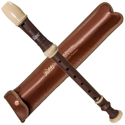 NEW 8 Holes Teacher Approved Wooden Pattern Soprano Recorder - Baroque/German - Image 1 of 3