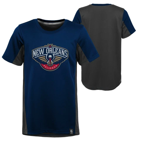 Outerstuff boys Kids & Youth Boys "Assist Short Sleeve Shooter" Tee NBA, Navy Cover