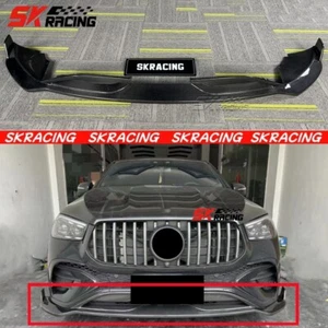 Carbon Fiber Front Bumper Lip For Mercedes Benz GLE53 GLE450 Coupe 2024+ - Picture 1 of 19