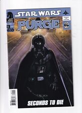 Star Wars Purge Seconds to Die #1 Dark Horse Comics 2009 Darth Vader NM