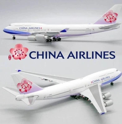 JC Wings 1/400 XX4475 Boeing 747-400 China Airlines B-18212 - Immagine 1 di 4