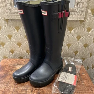 Botas de Lluvia Balmoral Ajustables 3mm Neopreno Talla US 5, UK 3, EU 36 Nuevas Hunter - Imagen 1 de 12