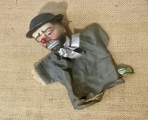 Vintage ‘Baby Barry’ ~ Emmett Kelly’s Willie The Clown Hand Puppet / NYC 9" - Picture 1 of 9