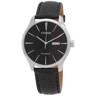 Reloj Citizen Hombre Esfera Negra Automático Acero Inoxidable - NH8350-08E NUEVO Foto 1 de 4