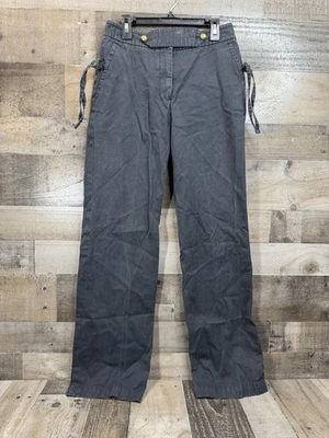 Черные брюки Yves Saint Laurent Rive Gauche YSL прямые штанины размер F36 - Изображение 1 из 4