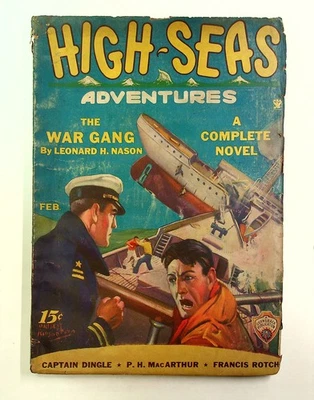 High-Seas Adventures Pulp Feb 1935 Vol. 1 #2 GD- 1.8 - Image 1 of 3
