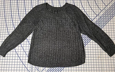 Suéter para mujer Calvin Klein metálico carbón talla XXL tejido top elegante Foto 1 de 4