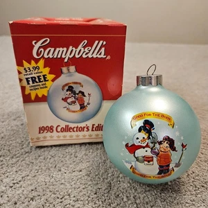 Campbell's Soup Collector Edition Campbell Kids Christmas Ornament w/box 1998 - Picture 1 of 11