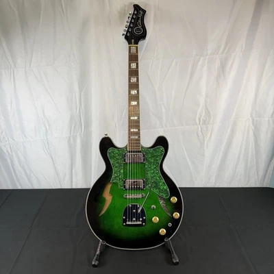 Eastwood Custom Kraft DLX Semi-Hollow Electric Guitar with Case - Image 1 of 4