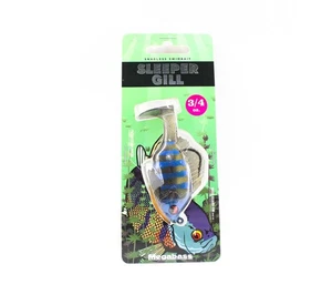 Megabass Soft Lure Sleeper Gill 3.2 Inch 3/4 oz Black Gill (8813) - Picture 1 of 6