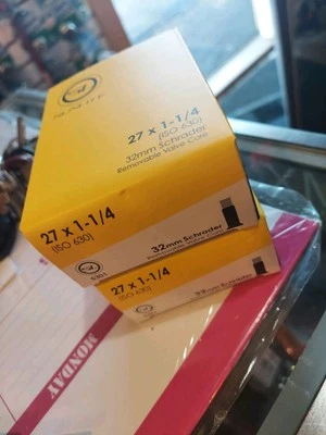 Sunlite Bicycle Tubes ( One Pair) 2 Tubes-27 X 1 1/4 inch-Schrader valves - Image 1 of 4