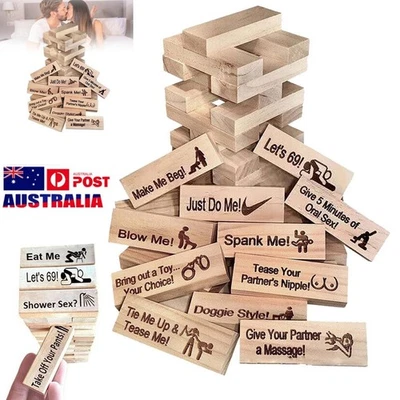 Super Naughty Block Tower Game - Couple Activities & Date Night Ideas 202SW - image 1 of 4