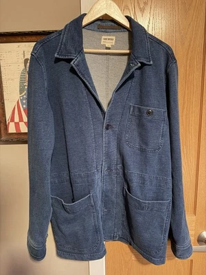 Abrigo grande Todd Snyder tejido índigo para tareas de estudio Foto 1 de 4