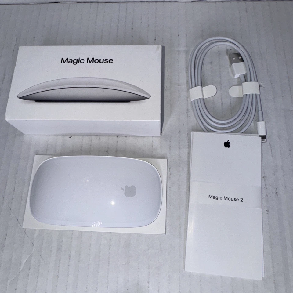 Apple Magic Mouse 2 Wireless Mouse - White (A1657) - Never Used - Image 1 of 1