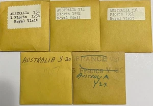 Australia 1951-54 Silver Florin Lot(5) EF-UNC - Picture 1 of 2