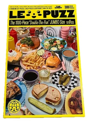 LE PUZZ “The Diner” 1000pc Puzzle | Food | Restaurant | Complete - Image 1 of 3