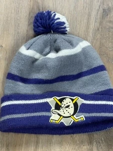 Gorro de punto vintage Anaheim Mighty Ducks con licencia NHL - Imagen 1 de 3