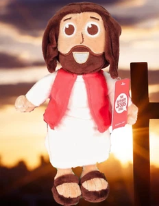 Jesus Doll Christ Christian Religious 9-inch, bead filled soft plush stuffie God - Picture 1 of 2