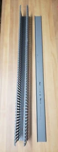 Panduit F1X4LG6 Wire Duct,Narrow Slot,Gray,1.26 W X 4 D 29" Long With Cover - Picture 1 of 8