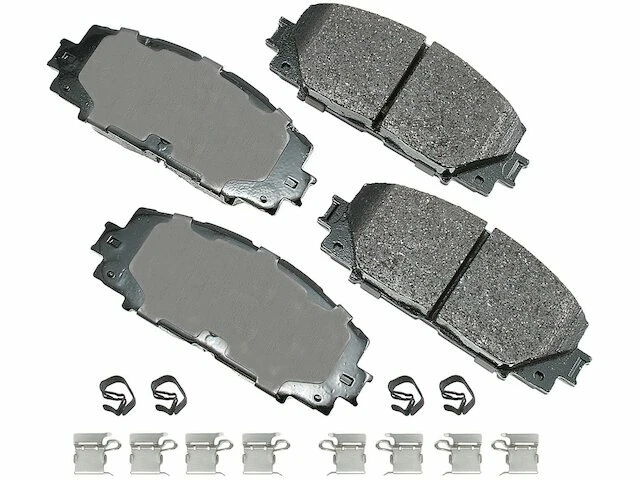 Conjunto de pastilhas de freio dianteiro Akebono 65FV97V compatível com Lexus CT200h 2011-2017 - Imagem 1 de 1