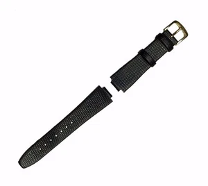 SARTEGO Genuine Leather Black Wrist Watch Strap Band Belt 20mm - Picture 1 of 6