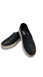 Vince Camuto Remmeya Leather Platform Fashion Slip On Sneakers Sz. 8.5 - Picture 1 of 7