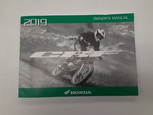 NEW 2019 Honda CRF230F Owner's Manual - Picture 1 of 2