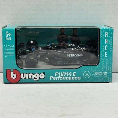 1:43 BURAGO Mercedes F1 W14 E Performanc #44 Season Lewis Hamilton AMG Petronas - Image 1 of 4