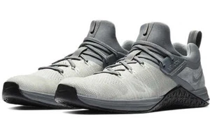 Nike Metcon Flyknit 3 Cool Gray Black Sz 7.5 AQ8022 002 Training Shoes - Picture 1 of 4